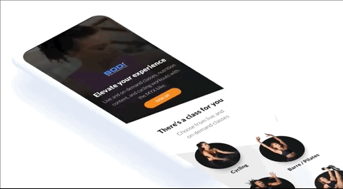 Sell page on mobile in motion — FEED.FM Top Hits, Heart Rate Tracking